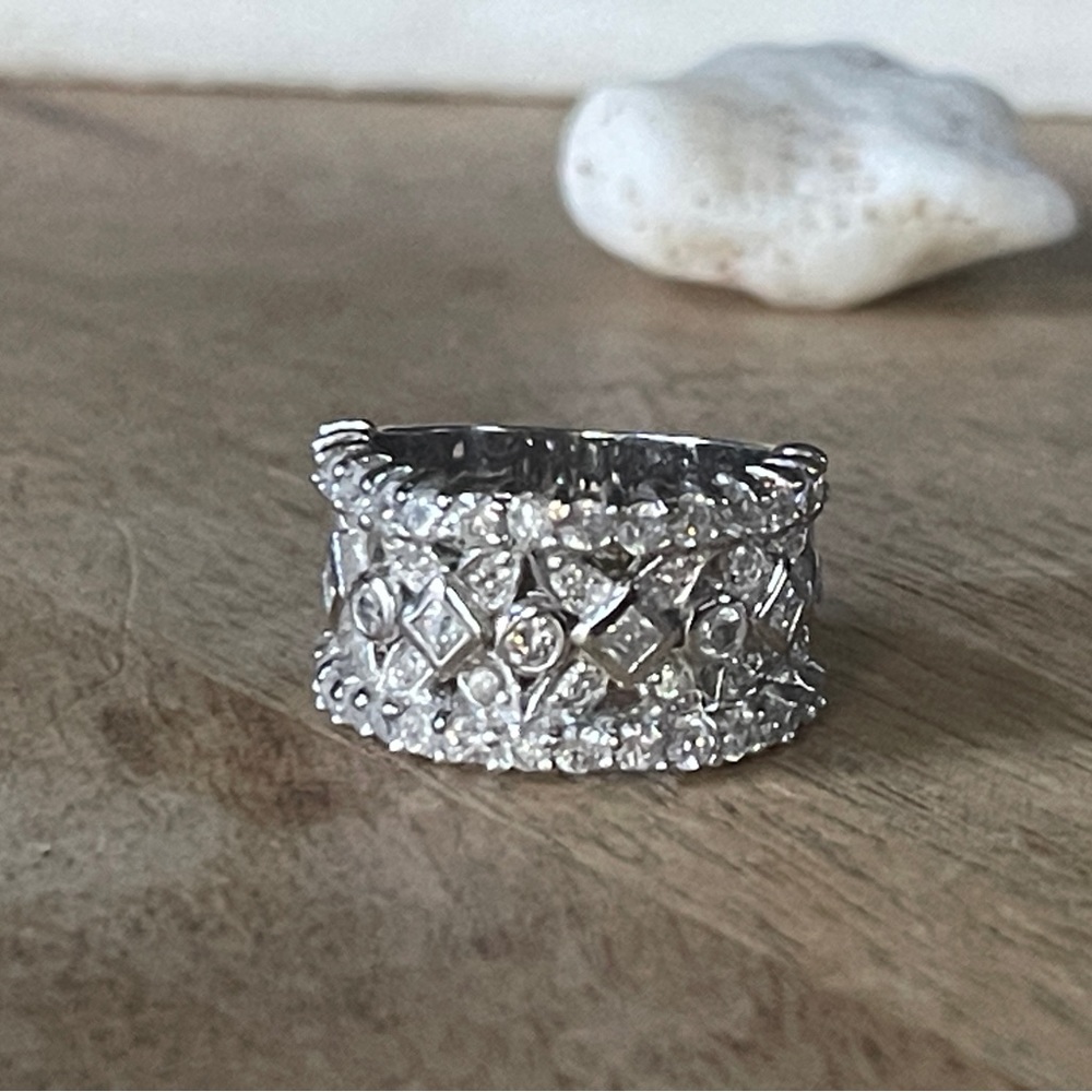 CZ Diamond Band-Size 6